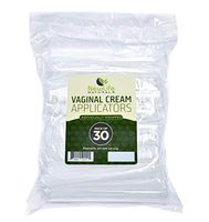 Disposable Plastic Vaginal Applicator Pack: Hygienic Threaded Injector Applicators to Fit Preseed Lubricant, Estrace, Personal Lube and OTC Gel or Cream Products - With Dosage Measurements - 30 Pack