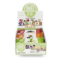 Bhu Vegan Variety Pack Protein Bar - 12 Units