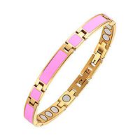 Anti Stress-Fatigue Healing Magnetic Bracelets & Bangle for Women Bio Energy Magnet Bracelets Jewelry (215 * 7 * 3.0mm)