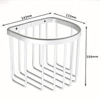 Meet&sunshine Modern Minimalist High Load-Bearing Aluminum Paper Truss Roll Holder (Silver)