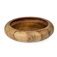 Quest Collection Large Round Teak Bowl