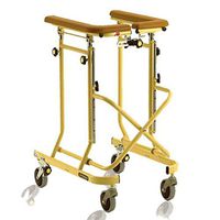 Standard Walkers Walker Aluminum Alloy Walking Aid for The Elderly Pulley with Brake Folding Light Disabled Auxiliary Equipment Roller Assist (Color : A, Size : 72.5CM)