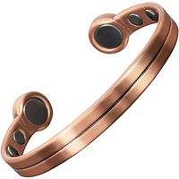 Magnetic Bracelet Health Copper Bracelet for Arthritis Mens Magnetic Healing Bracelets for Pain with Strong Healing Neodymium Magnets Gift Box -Golfer (L: Wrist 7.6-8.75")