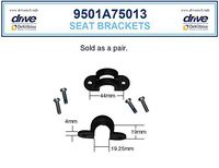 Drive 795 Rollator Walker Seat Brackets w/Screws - Fits Serial #s 1A & 2Y (1 Pair)