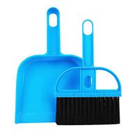 POPETPOP Mini Dustpan and Broom Set Cage Cleaner for Guinea Pigs Plastic Cleaning Brush Set