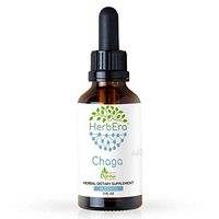 Chaga A60 Alcohol Herbal Extract Tincture, Super-Concentrated Wildcrafted Chaga (Inonotus obliquus) Dried Mushroom (2 fl oz)