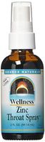 Source Naturals Wellness Zinc Throat Spray - 2 Fluid oz Berry