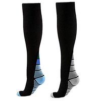 Compression Socks Women 2 Pairs Knee High Stocking Stretchable 15-25 mmHG