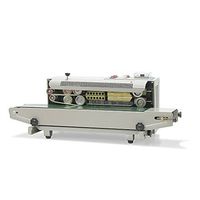 Continuous Band Sealer Automatic Horizontal Band Sealer 110V Temperature Control Continuous Sealing Machine for PVC Bag Film