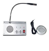 Bank Counter Window Intercom System Dual-way Intercommunication Microphone 3W
