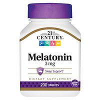 21st Century Melatonin 3 mg Tablets, 200 Count