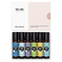 Edens Garden Roll-On Essential Oil 6 Set, 100% Pure Therapeutic Grade (Pre-Diluted & Ready To Use- Starter Kit), 10 ml Roll-On