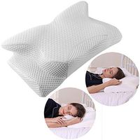 Cervical Pillow Contour Pillow for Neck and Shoulder Pain, Coisum Orthopedic Memory Foam Pillow Ergonomic Bed Pillow for Side Sleepers Back Sleepers, Neck Support Pillow with Hypoallergenic Pillowcase