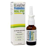 LiviaOne Probiotics Nasal Spray - USDA Organic Certified - All Natural - Wild Crafted - Helps Nasal Congestion - Sinusitis Relief - Runny Nose and Sneezing Relief