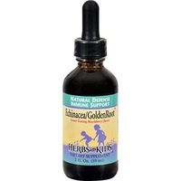 Herbs For Kids Echinacea GoldenRoot BlackBerry - Natural Defense Immune Support - 2 fl oz (Pack of 2)