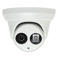 Alibi 6.0 Megapixel 120' IR H.265+ Outdoor Turret Dome IP Security Camera, White