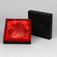 QiQibaby Authentic Bio Disc/Disk 2, (Free high-Quality) Mini Biodisc Energy Quantum Pendant bio Photon Energy Generation