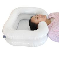Effortsmy PVC Inflatable Shampoo Basin Bathing Aid - Wash Hair in Bed