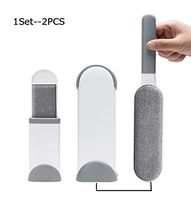 Lint Brush Pet Hair Remover Brush Dog & Cat Hair Remover with Self-Cleaning Base Efficient Double Sided Animal Hair Removal Tool Perfect for Clothing, Furniture, Couch, Carpet