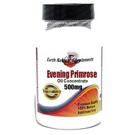 Evening Primrose Oil Concentrate 500mg * 100 Caps 100% Natural - by EarhNaturalSupplements