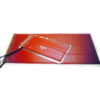 BriskHeat SRL06361P SRL Silicone Rubber Heating Blanket With Pressure Sensitive Adhesive, Rectangular, 120V, W x L: 6 x 36-Inch