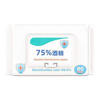 Moresave 75% Dísínfectíon Wípes 80 Pumps Large Bags Sterílízíng Wípes Dísínfectíon Household Bacteríostatíc Portable Wípes