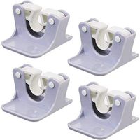 Broom Mop Holder, Stainless Steel Mop Heavy Duty Tools Dustpan Hanger, Cleaning No Drilling Anti-Slip Tools Organizer for Kitchen Bathroom Closet Office Garden, Adhesive Installation