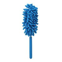 SOURBAN Chenille Telescopic Duster Five Section Extension Clean Duster Cobweb Duster Chandelier Cleaner,Blue