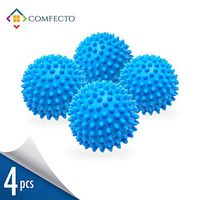 Set of 4 Reusable Dryer Ball to Replace Liquid Fabric Softener and Wool Dryer Sheets Reduce Drying Time, Alternative Drier Balls Laundry for 1000 Washing with Anti-Static PVC