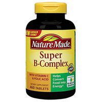 Nature Made Super B-Complex with Vitamin C 460 Tablets Dietary Supplement