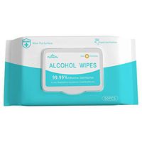 75% Alcohol Wipes (1 Pack, 50 Wipes), Large Wet Wipes(7.1" x 5.9"), Alcohol Wet Wipes Cleaning Wet Wipes for Hand Home House, Hotel, Restaurant, Office, Car