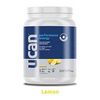 UCAN Performance Energy Powder with SuperStarch - Maximum Sustained Energy, Curbs Hunger, Increased Focus, Advanced Absorption, Vegan, Sugar and Gluten Free (20 Servings, Lemon)