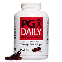 PGX by Natural Factors, Daily Ultra Matrix 750 mg, Helps Maintain Blood Sugar and Cholesterol Levels Already In the Normal Range, 240 softgels (80 servings)