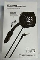 Scosche FMTD13-SP1 Digital FM transmitter with Back Lit Display & Flex-Neck