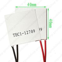LIPOVOLT 2PCS USA TEC1-12709 Thermoelectric Cooler Heatsink Peltier Module 40mm 12V 9A
