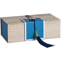 Hammont Gift Box with Tassel Elegant (4 Pack) – Foldable Decorations Boxes and Candy Treat Box with Tassels Perfect for Wedding Gifts, Graduation Decoration and Party Favors 7"x4"x 2.5