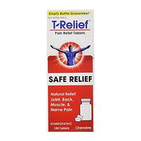 T-Relief Pain Relief Safe Relief Tablets 100 ea (Pack of 4)