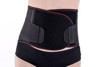 Hysenm Men/Women Premium Warm Adjustable Lumbar Brace Support Lower Back Belt with Removable Tourmaline Heating Pad for Back Pain Relief, Black XL(101cm/40): Belly 33"-39"