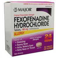 Fexofenadine 180mg 60ct (Compare To: Allegra OTC 24 Hour)