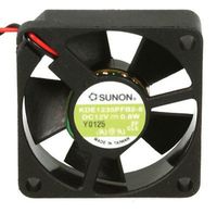 SUNON KDE1235PFB2-8 DC Brushless Tubeaxial Fan with 3" Lead and Connector, 4.5 CFM, 35 mm L x 35 mm W x 10 mm H
