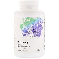 THORNE RESEARCH - Basic Nutrients V (w/ Copper, w/o Iron & Iodine) - Pack of 2, 180 caps each