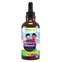 Organic Elderberry Syrup for Kids - Best Natural Kids Cold Medicine, Pure Elderberry Blend for Sickness Relief, 3X Stronger Vegan & Sugar-Free Formula to Strengthen Immune System (4 oz)