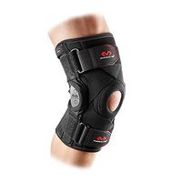 McDavid PSII Bi-Lateral Geared Polycentric Hinged Knee Brace Support, Improves Medial and Lateral Stability, Reduces Injury and Assists in Recovery, Black, Small