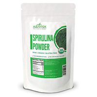 Organic Spirulina Powder | Nutrient Dense Superfood with Antioxidants, Proteins, Vitamin A and Bs,Fiber, Omegas 3, 6 and 9-100% Organic Spirulina Powder No Additives or Colors (1 Pound)