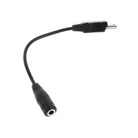 MonkeyJack Mini USB to 3.5mm Jack Microphone Adapter Transfer Cable Wire for GoPro Hero 5 4 3 2