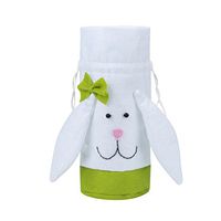Easter Rabbit Candy Bags, Sacow Creative Cotton Candy Bags Easter Present Packet Cute Home Accessory (Green)
