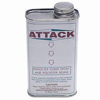 Attack Epoxy Resin Glue Remover Adhesive Disolves Cleaner Liquid Solvent Can