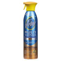 Pledge Multisurface Antibacterial Cleaner and Polish Spray, Works on Wood, Granite, Granite, Glass, Leather, and More, Fresh Citrus, 9.7 oz