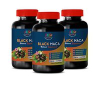 Male Energy Booster - Black MACA 1000 Mg - Dietary Supplement - maca Black Capsules - 3 Bottles 270 Vegetable Capsules