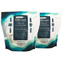 Beesly's Bottle Wash All Natural Revive Pods - No Bleach,10x Concentrated Cleaner & Odor Remover Pods - Perfected for Re-Usable Bottles, Hydration Packs, Ice Chests, Coffee Pots - 2 Packs of 18 Pods